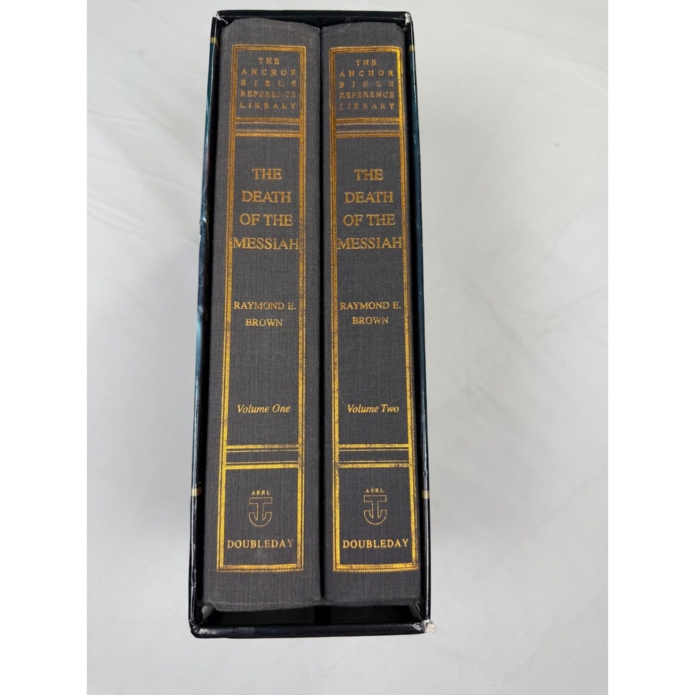 Death of the Messiah Raymond E Brown 2 Volume Set Anchor Bible Reference Library